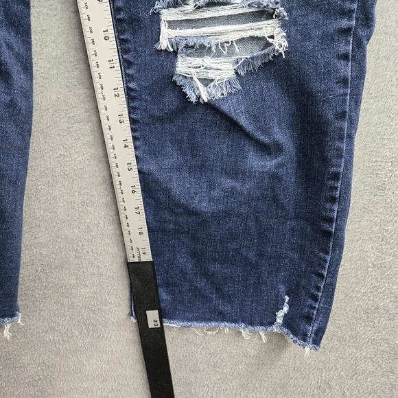 Judy Blue Women Jeans 18W Denim Wide-Leg JB82593DK-PL  Distressed - Picture 9 of 16